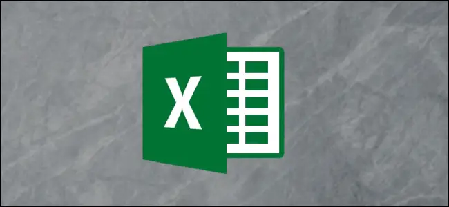 Un logotipo de Microsoft Excel sobre un fondo gris