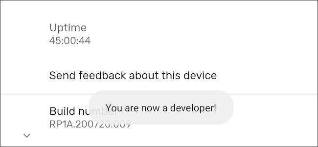Acceder a las opciones de desarrollador en Android