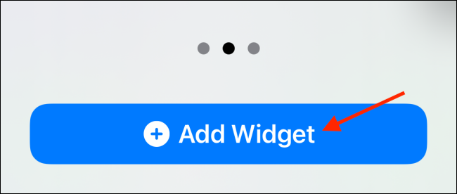 Toca "Agregar widget".